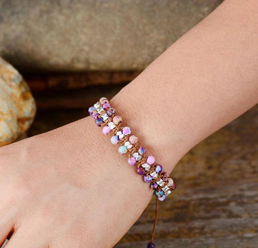 The Return to Nature Jasper Bohemian Woven Bracelet-Your Soul Place